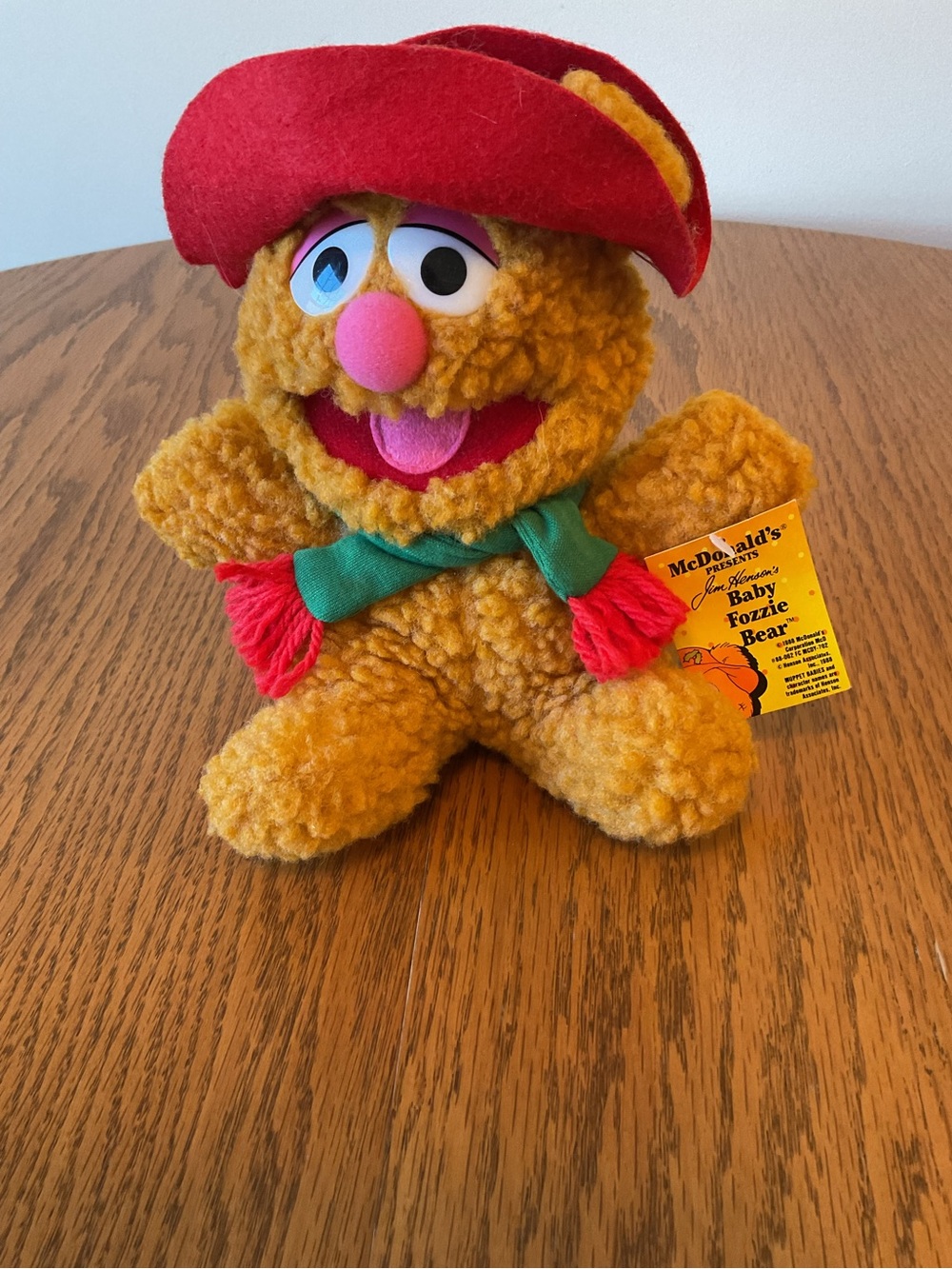 Vintage Muppet Baby Fozzie Bear Stuffed Animal by Jim Henson